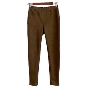 Anthropologie Sanctuary Runway Faux Suede Legging Brown Size XS Style CP0108MB2A